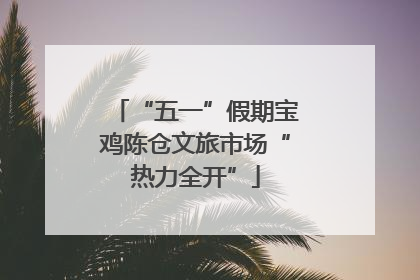“五一”假期宝鸡陈仓文旅市场“热力全开”