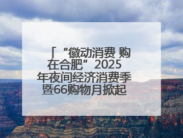 “徽动消费 购在合肥”2025年夜间经济消费季暨66购物月掀起消费热潮