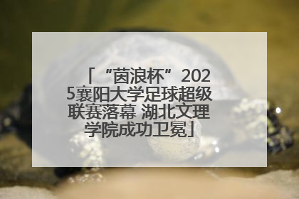 “茵浪杯”2025襄阳大学足球超级联赛落幕 湖北文理学院成功卫冕