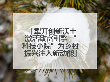 犁开创新沃土 激活致富引擎 “科技小院”为乡村振兴注入新动能