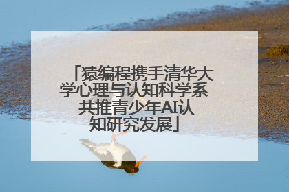 猿编程携手清华大学心理与认知科学系 共推青少年AI认知研究发展