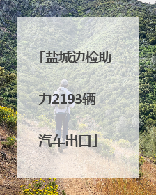 盐城边检助力2193辆汽车出口