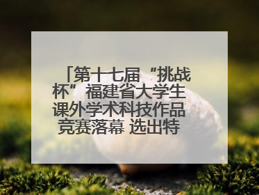 第十七届“挑战杯”福建省大学生课外学术科技作品竞赛落幕 选出特等奖作品30件