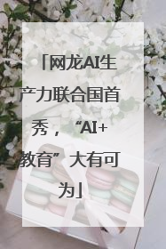 网龙AI生产力联合国首秀，“AI+教育”大有可为