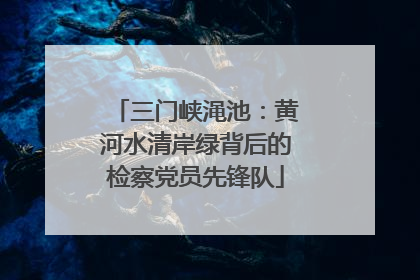 三门峡渑池：黄河水清岸绿背后的检察党员先锋队