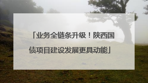 业务全链条升级！陕西国债项目建设发展更具动能
