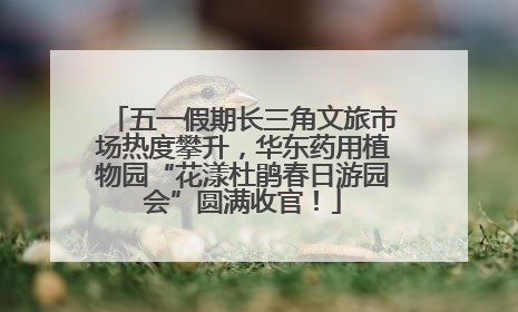 五一假期长三角文旅市场热度攀升，华东药用植物园“花漾杜鹃春日游园会”圆满收官！