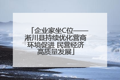企业家坐C位——淅川县持续优化营商环境促进 民营经济高质量发展