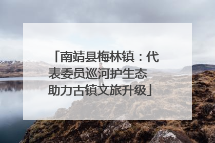 南靖县梅林镇：代表委员巡河护生态 助力古镇文旅升级