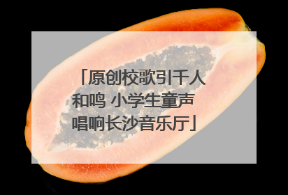 原创校歌引千人和鸣 小学生童声唱响长沙音乐厅
