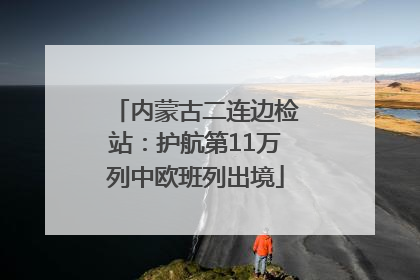 内蒙古二连边检站：护航第11万列中欧班列出境