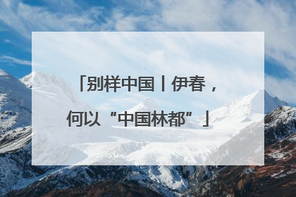 别样中国丨伊春，何以“中国林都”