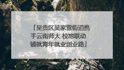 呈贡区吴家营街道携手云南师大 校地联动铺就青年就业创业路