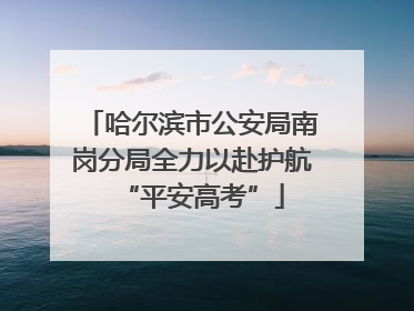哈尔滨市公安局南岗分局全力以赴护航“平安高考”