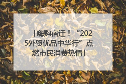 嗨购宿迁！“2025外贸优品中华行”点燃市民消费热情