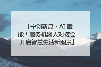 宁创新品・AI 赋能！服务机器人对接会开启智慧生活新图景