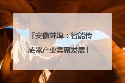 安徽蚌埠：智能传感器产业集聚发展