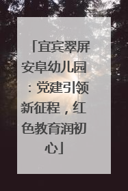 宜宾翠屏安阜幼儿园：党建引领新征程，红色教育润初心
