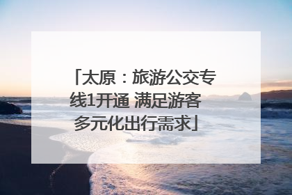太原：旅游公交专线1开通 满足游客多元化出行需求