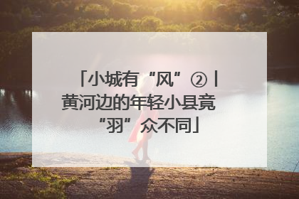 小城有“风”②丨黄河边的年轻小县竟“羽”众不同