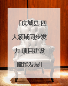 庆城县 四大领域同步发力 项目建设赋能发展