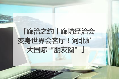 廊洽之约丨廊坊经洽会变身世界会客厅！河北扩大国际“朋友圈”