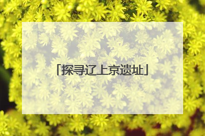 探寻辽上京遗址