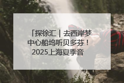 探徐汇｜去西岸梦中心船坞听贝多芬！2025上海夏季音乐节公布节目阵容