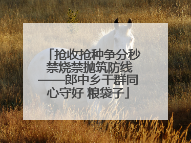 抢收抢种争分秒 禁烧禁抛筑防线——郎中乡干群同心守好 粮袋子