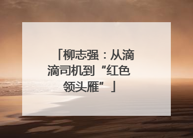柳志强：从滴滴司机到“红色领头雁”