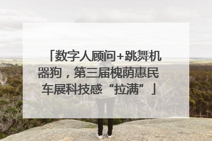 数字人顾问+跳舞机器狗，第三届槐荫惠民车展科技感“拉满”