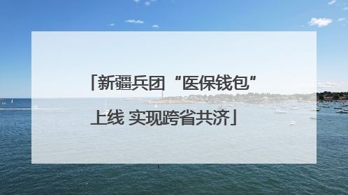 新疆兵团“医保钱包”上线 实现跨省共济