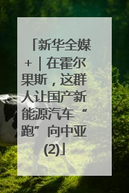新华全媒+｜在霍尔果斯，这群人让国产新能源汽车“跑”向中亚(2)