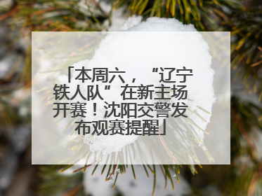 本周六，“辽宁铁人队”在新主场开赛！沈阳交警发布观赛提醒