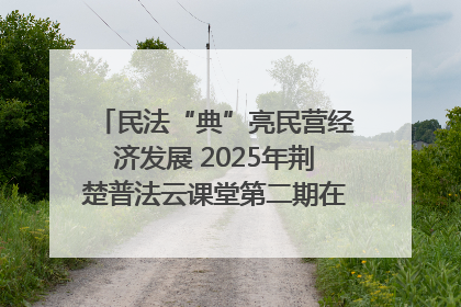 民法“典”亮民营经济发展 2025年荆楚普法云课堂第二期在武汉客厅开讲