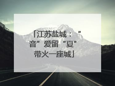 江苏盐城：“音”爱留“夏” 带火一座城