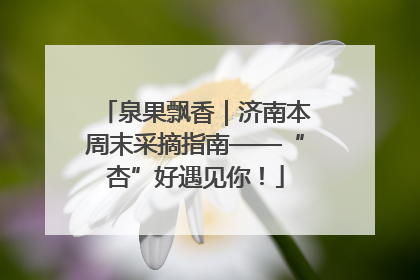 泉果飘香｜济南本周末采摘指南——“杏”好遇见你！