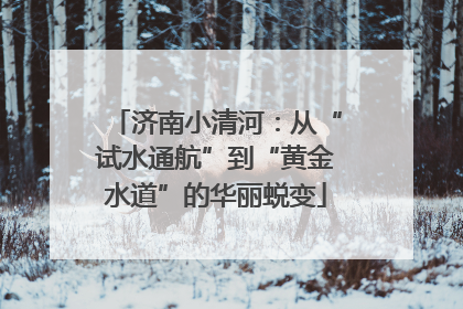 济南小清河：从“试水通航”到“黄金水道”的华丽蜕变
