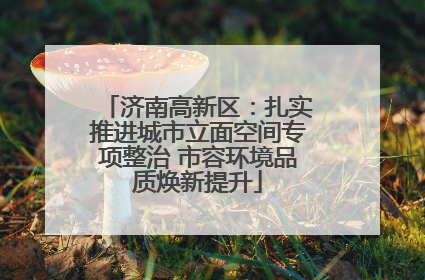 济南高新区：扎实推进城市立面空间专项整治 市容环境品质焕新提升