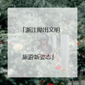 浙江拗出文明旅游新姿态