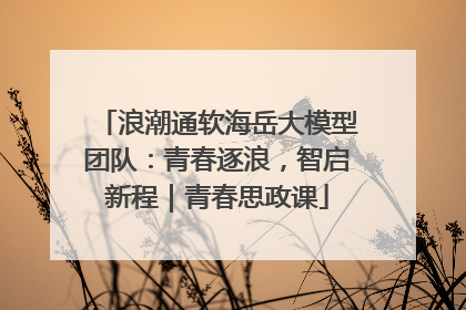 浪潮通软海岳大模型团队：青春逐浪，智启新程｜青春思政课