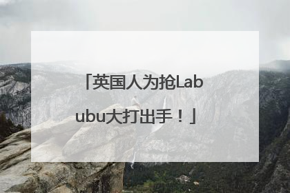 英国人为抢Labubu大打出手！