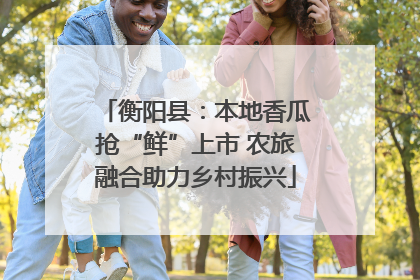 衡阳县：本地香瓜抢“鲜”上市 农旅融合助力乡村振兴