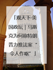 观天下·美国政坛｜马斯克为何称特朗普力推法案“令人作呕”