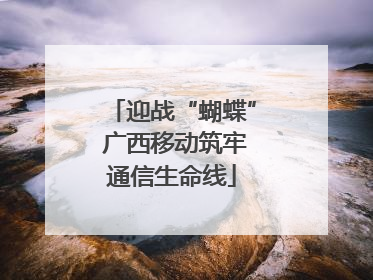 迎战“蝴蝶” 广西移动筑牢通信生命线