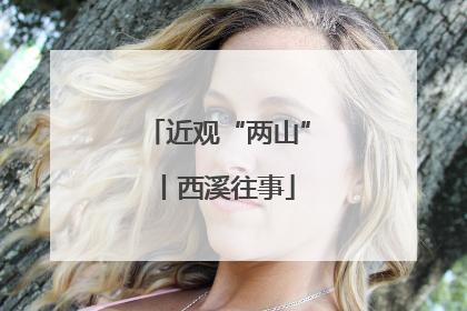 近观“两山”丨西溪往事