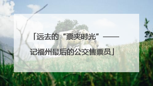远去的“票夹时光”——记福州最后的公交售票员