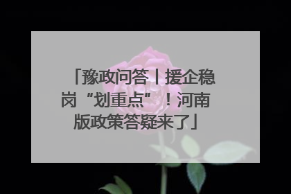 豫政问答丨援企稳岗“划重点”！河南版政策答疑来了