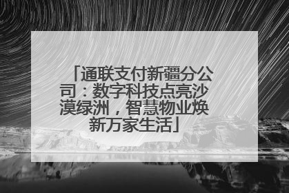 通联支付新疆分公司：数字科技点亮沙漠绿洲，智慧物业焕新万家生活