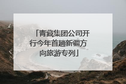 青藏集团公司开行今年首趟新疆方向旅游专列